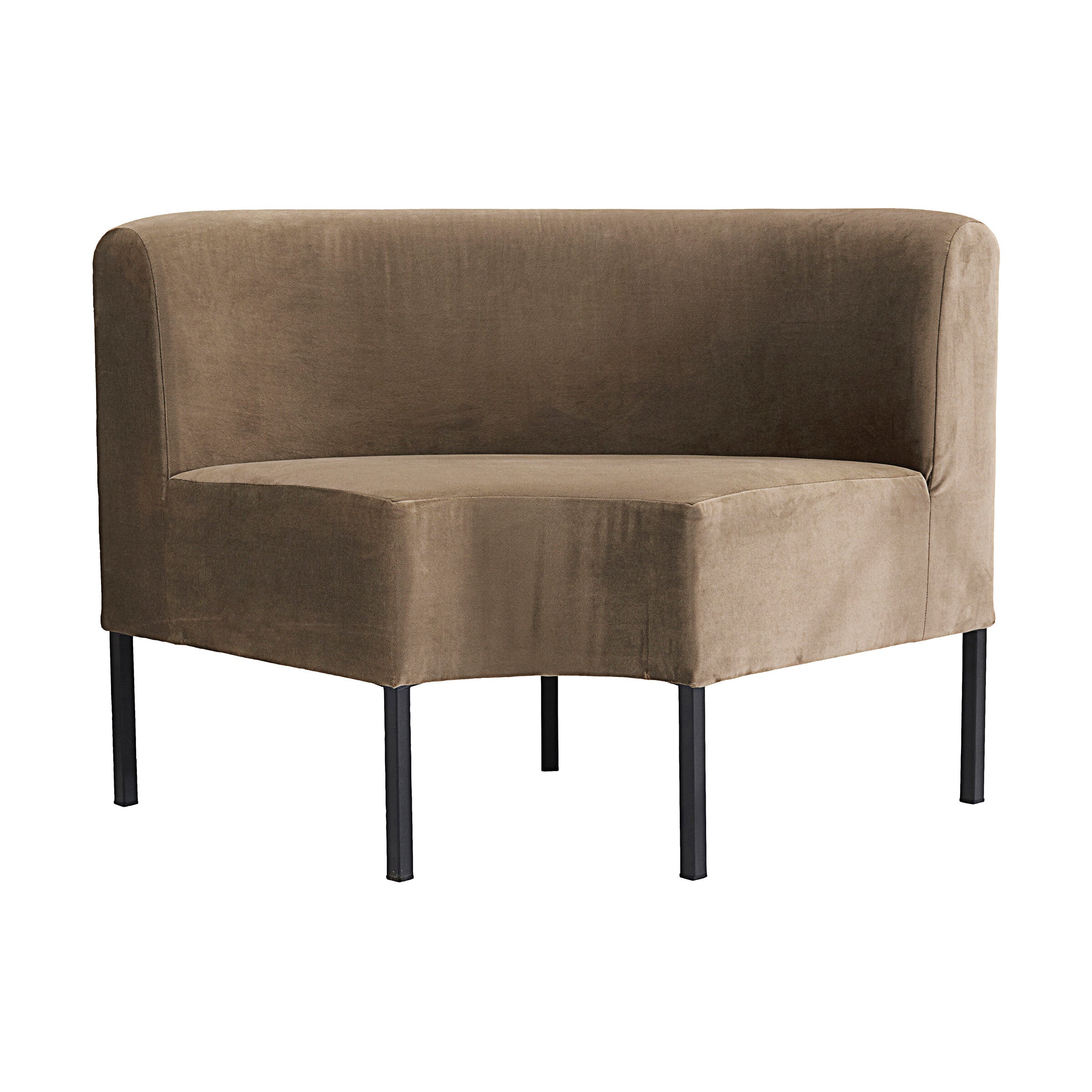 House Doctor Sofa CORNER SEATER sandfarben Samt