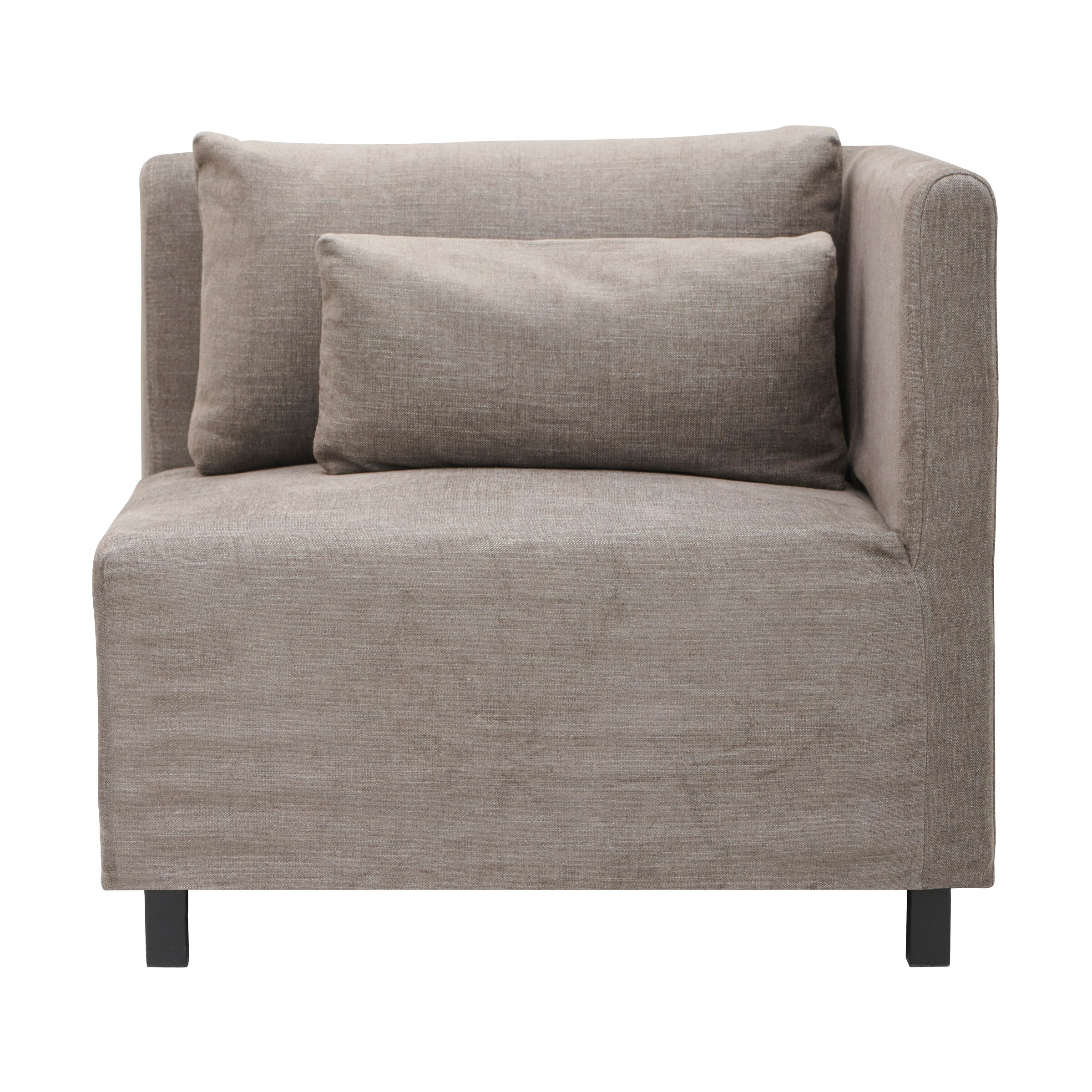 House Doctor Sofa Eckteil HAZEL NIGHT grau/braun