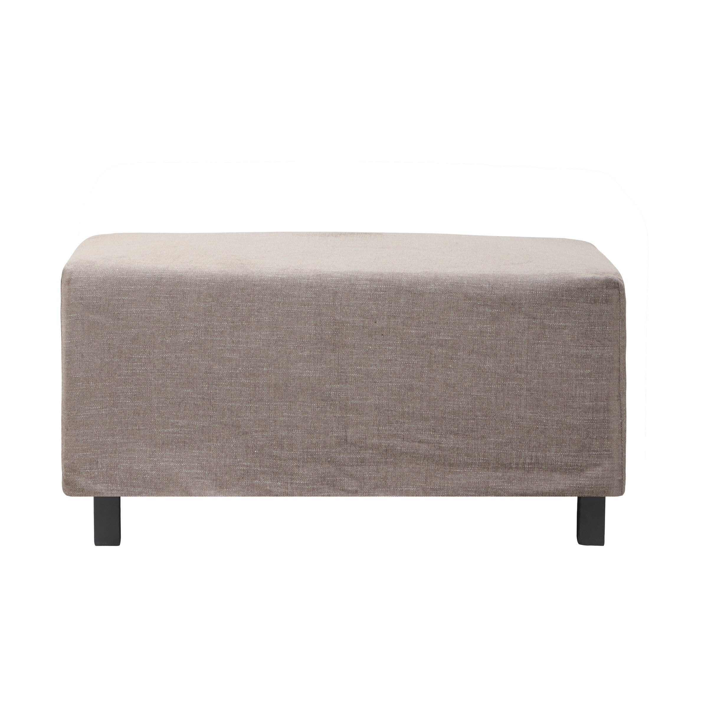 House Doctor Pouf HAZEL NIGHT grau/braun