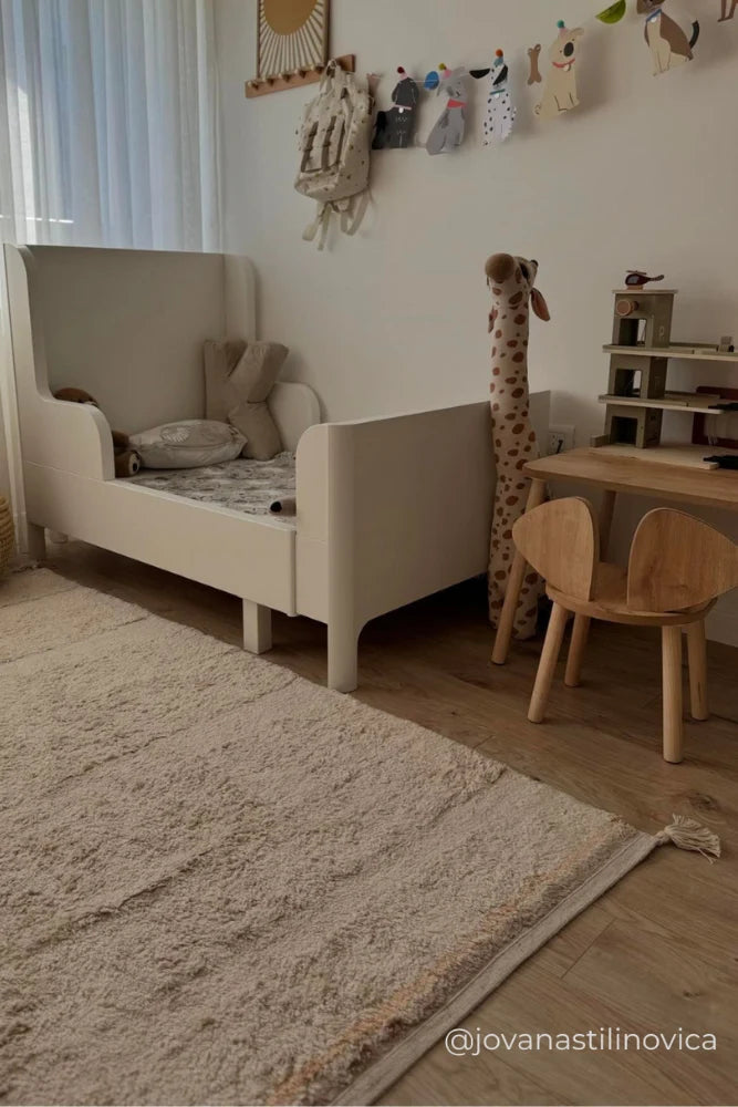 Lorena Canals Waschbarer Teppich Bloom Natural | 350x250cm