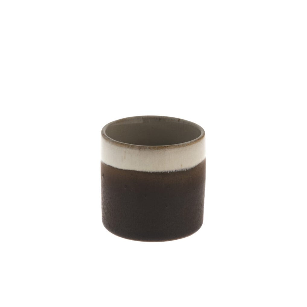 Storefactory Teelichhalter LJUNGARUM S braun glänzend | Ø 6x 6 cm