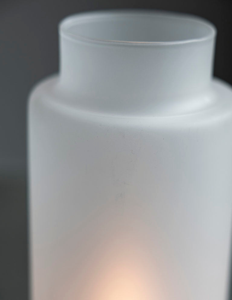 Storefactory Glaszylinder STORM Milchglas | Ø 13 cm