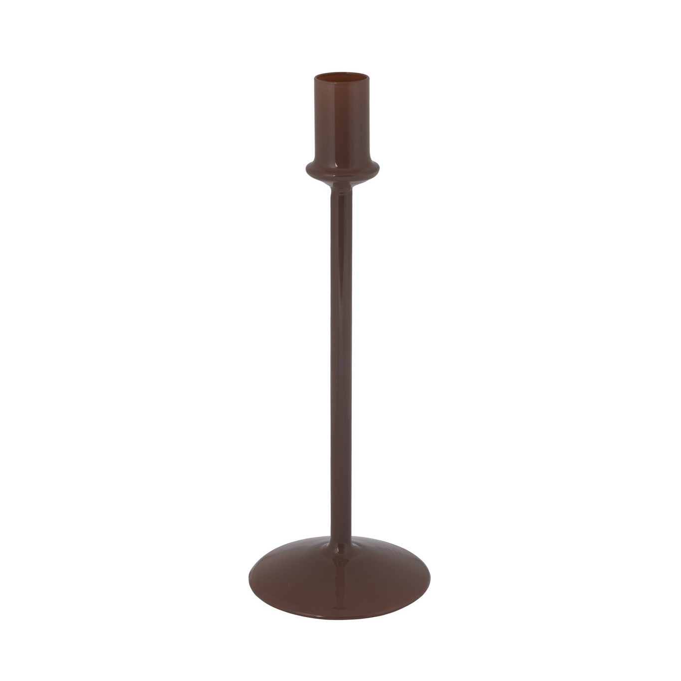 Storefactory Kerzenständer ERSTAD L braun | Ø9x25cm