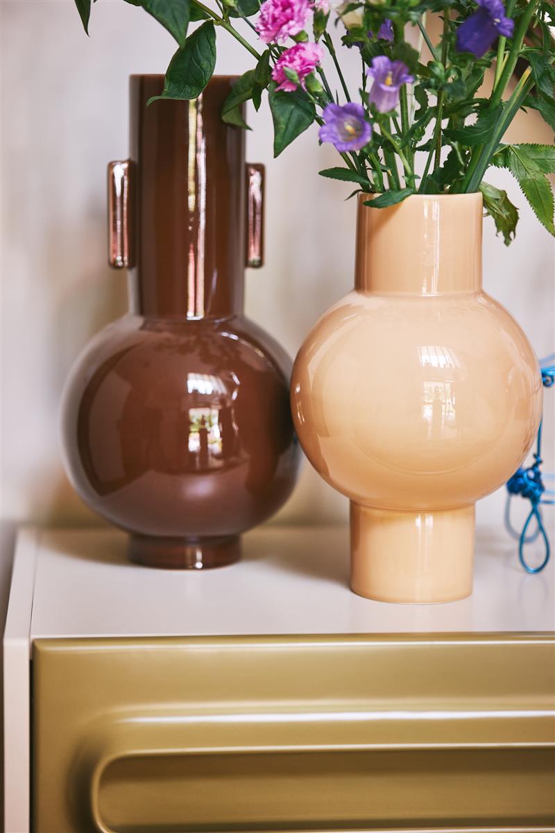 HKliving Keramikvase CAPPUCCINO M | 21x21x32cm