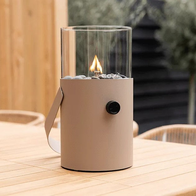 Cosifire Tischfeuer COSISCOOP Original sandy beige| Ø 16x30cm