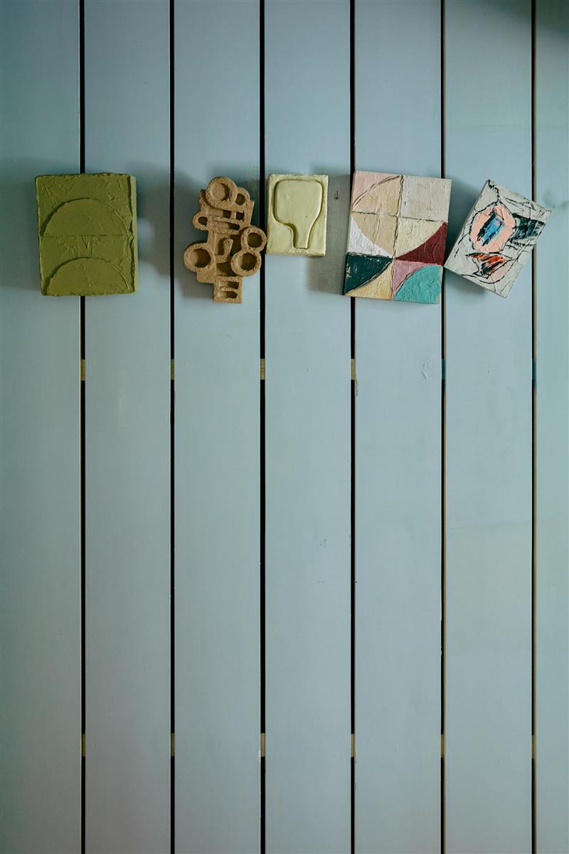 HKliving Bild PLAYSCAPE Pocket exhibit bunt | 14,5x20x3cm