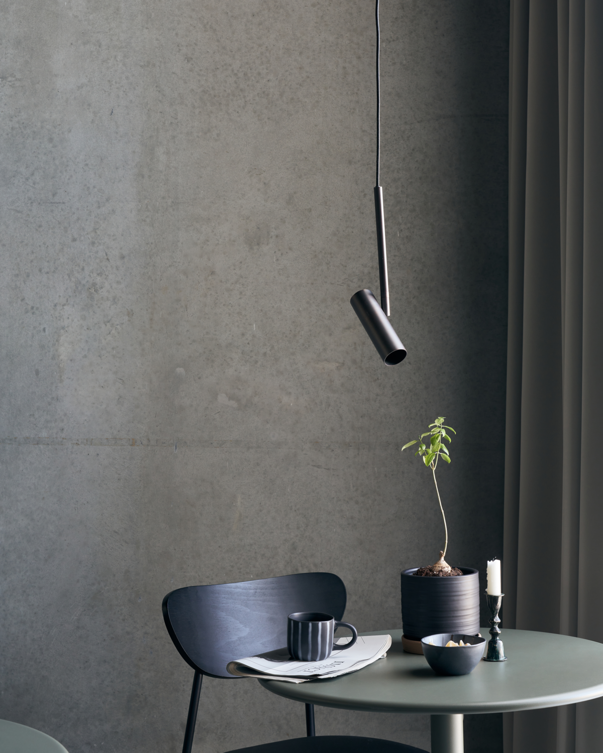 House Doctor Lampe NORM schwarzes antik