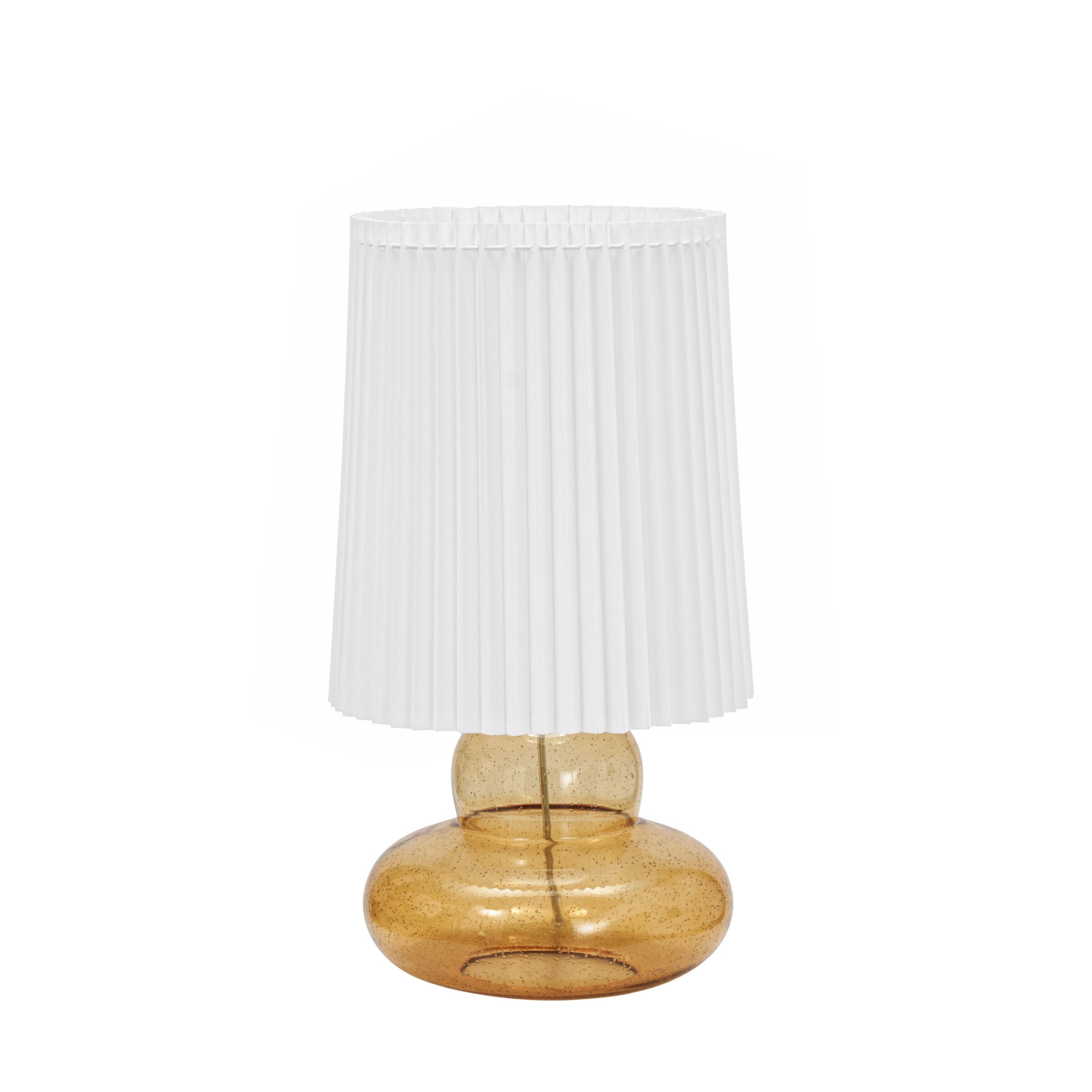 House Doctor Tischlampe inkl. Lampenschirm RIBE amber