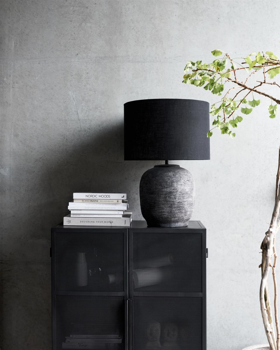 House Doctor Tischlampe inkl. Lampenschirm TAHI schwarz