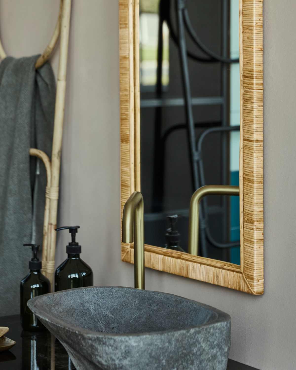 House Doctor Spiegel MIRO natur | 130x50cm