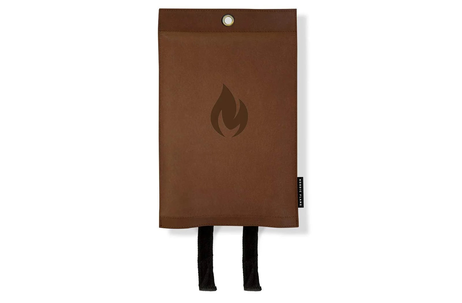 Nordic Flame Löschdecke Leder dunkel | 120x120cm