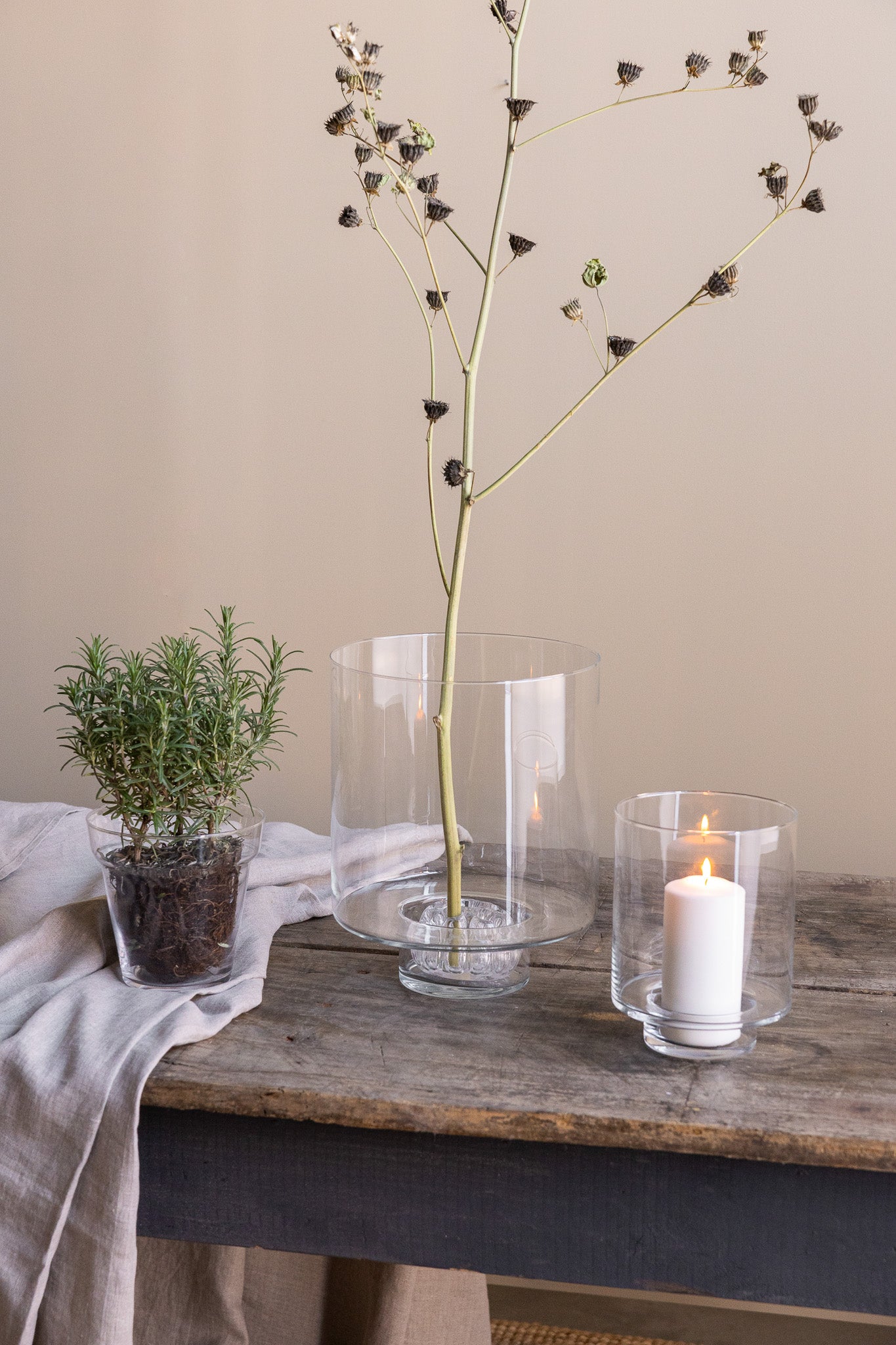 Storefactory Vase HAMNBY S klar | Ø 15x19cm