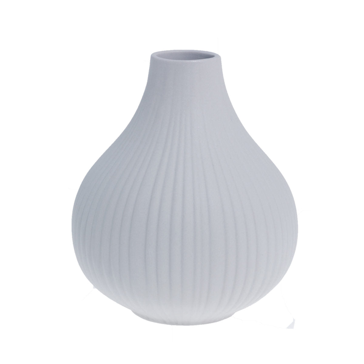 Storefactory Vase EKENAS XL grau | Ø 21x25cm