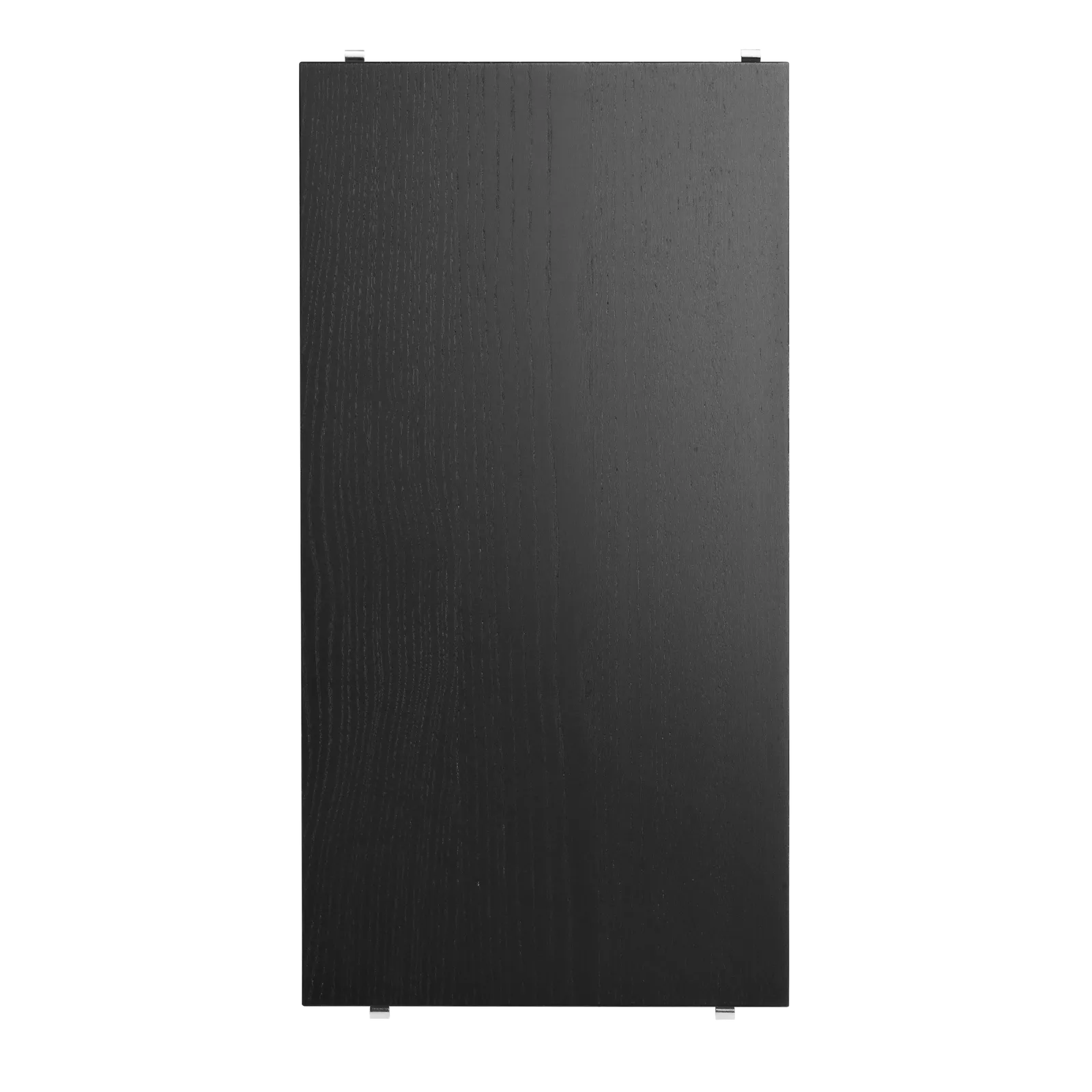 String Furniture Regalboden B58 x T30, Schwarz gebeizte Esche, 3er Pack