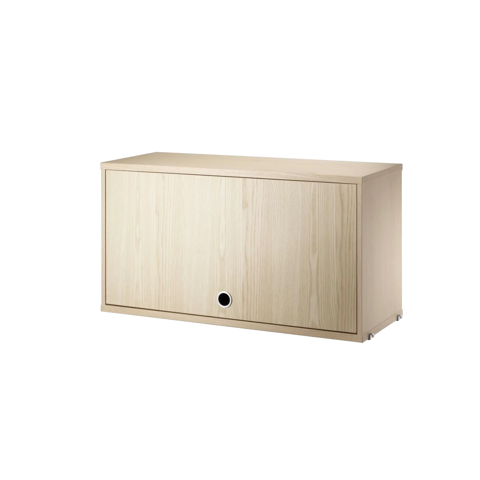 String Furniture Schrank mit Klapptür B78 x T30 x H42, Esche