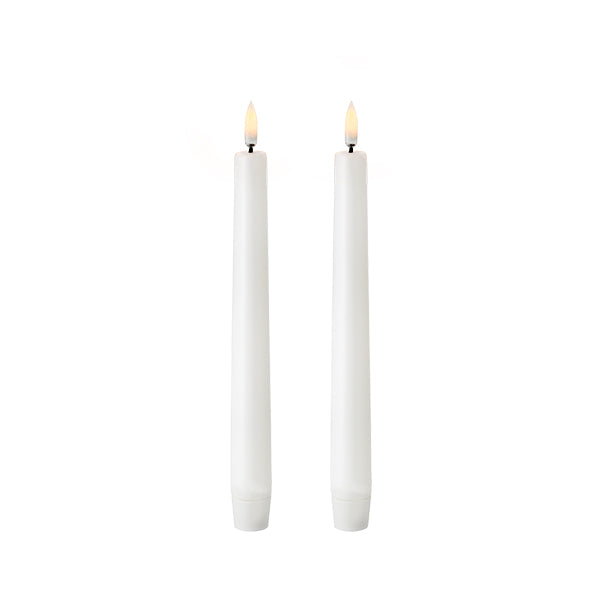 Uyuni Lighting LED Stabkerze 2er Set WHITE weiß