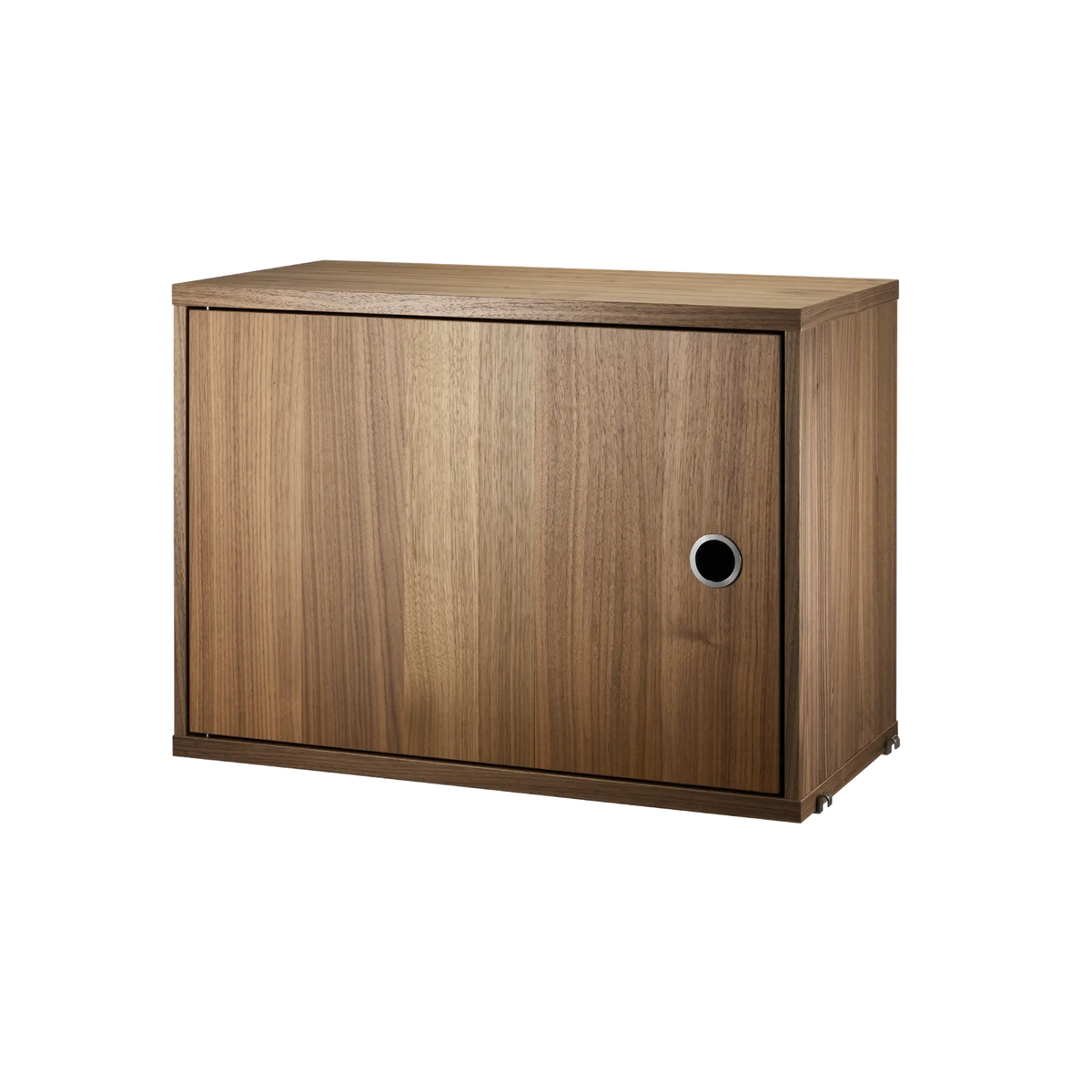 String Furniture Schrank mit Schwenktür B58 x T30 x H42, Walnuß