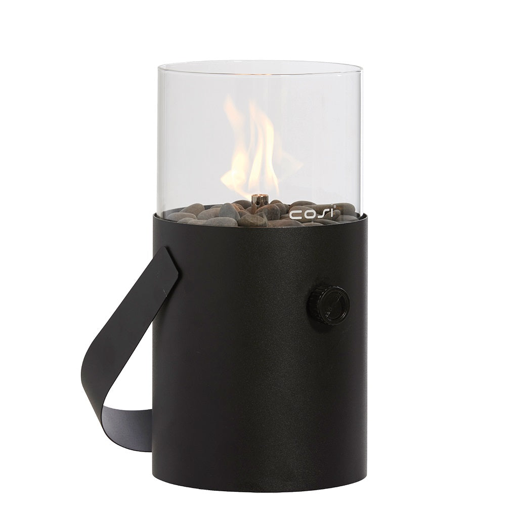 Cosifire Tischfeuer COSISCOOP Original schwarz | Ø 16x30cm