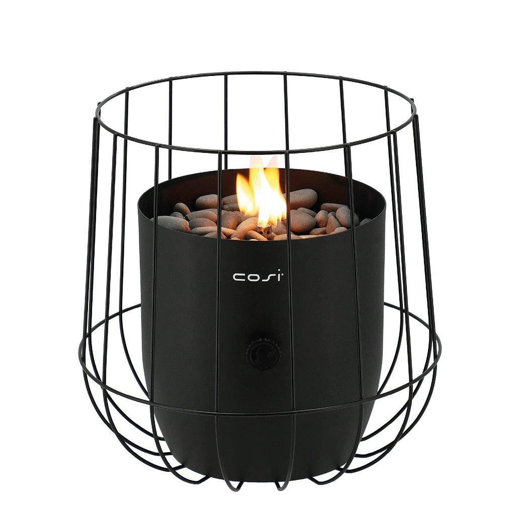 Cosifire Tischfeuer Cosiscoop BASKET black | Ø 31x31cm