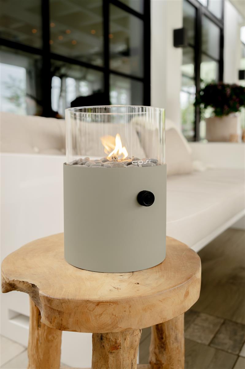 Cosifire Tischfeuer COSISCOOP XL olive | Ø 20,5x30cm