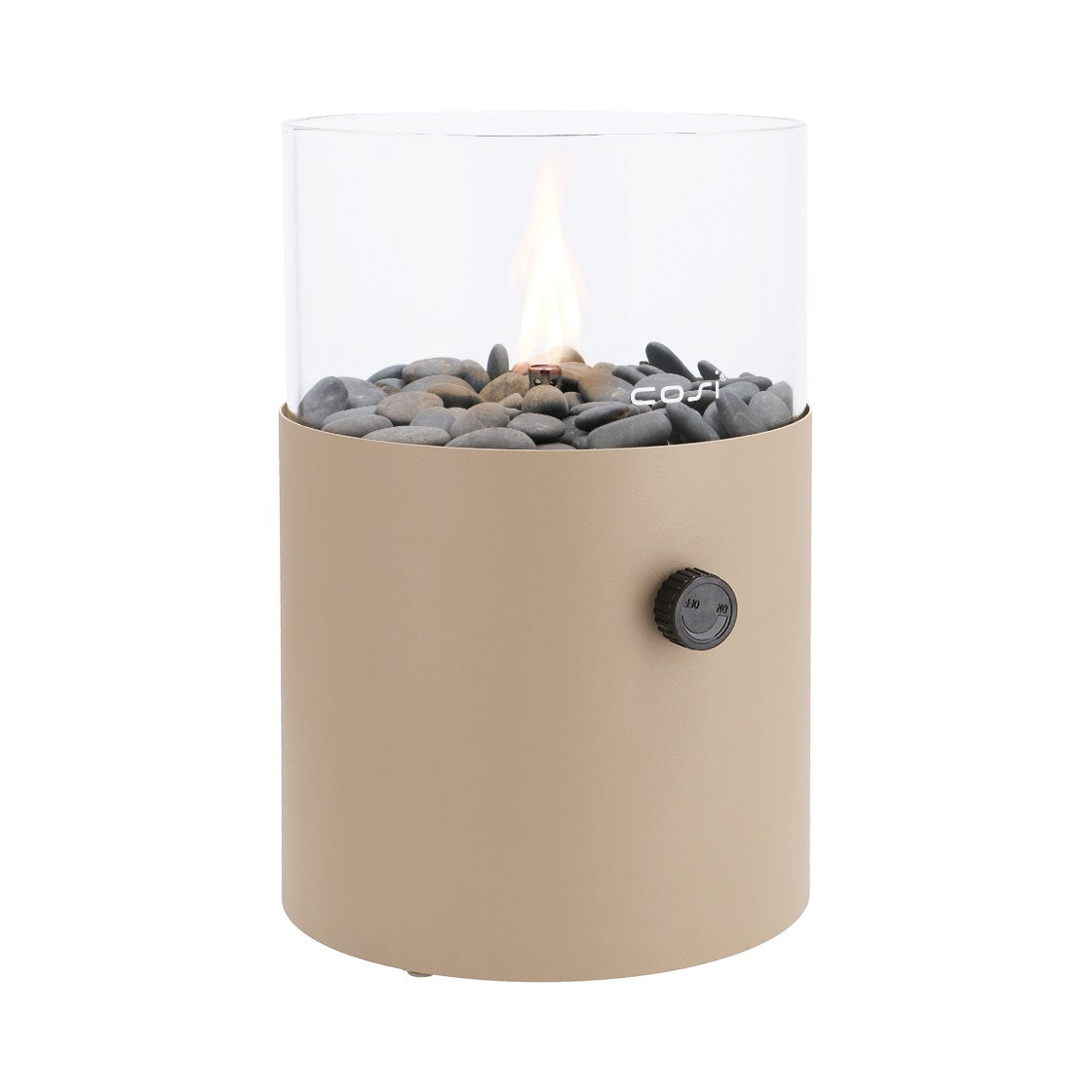 Cosifire Tischfeuer COSISCOOP XL sandy beige | Ø 20,5x30cm