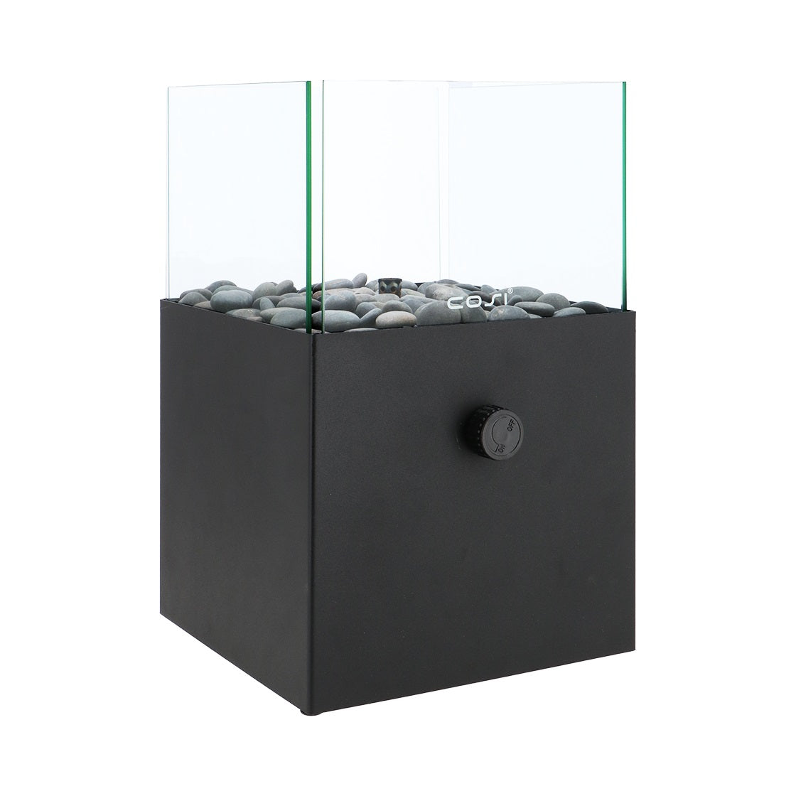 Cosifire Tischfeuer COSISCOOP Square black | Ø 20x32,5cm