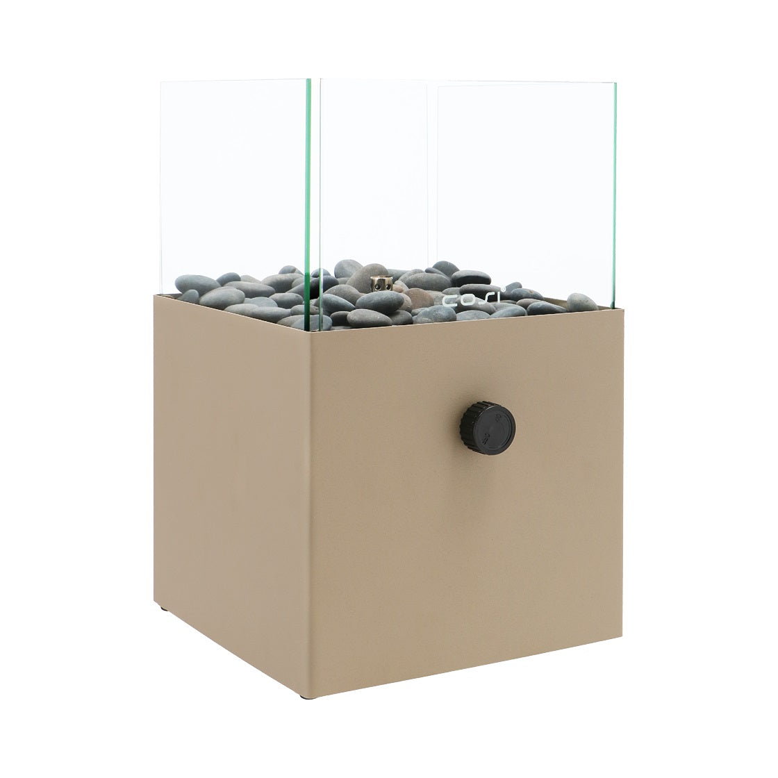 Cosifire Tischfeuer COSISCOOP Square sandy beige | Ø20x32,5cm