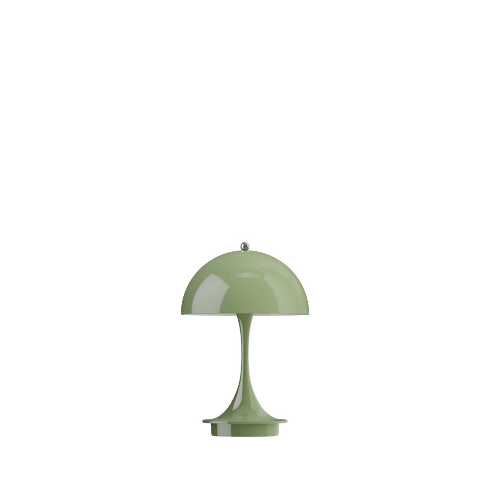 Louis Poulsen Tischleuchte PANTHELLA 160 MOSS GREEN portable V3 | Ø16x23,8cm