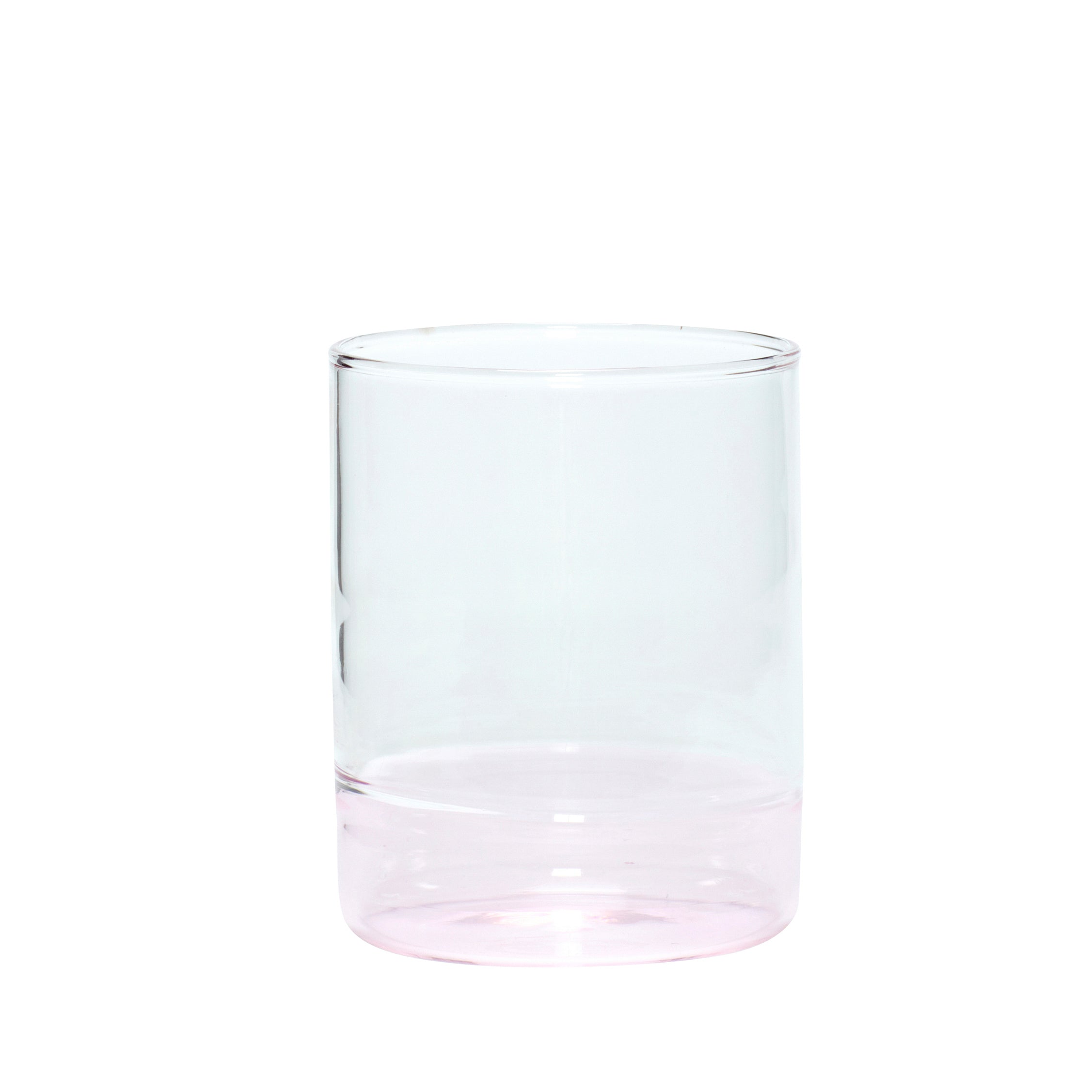Hübsch Trinkglas KIOSK rosa | Ø8x10cm
