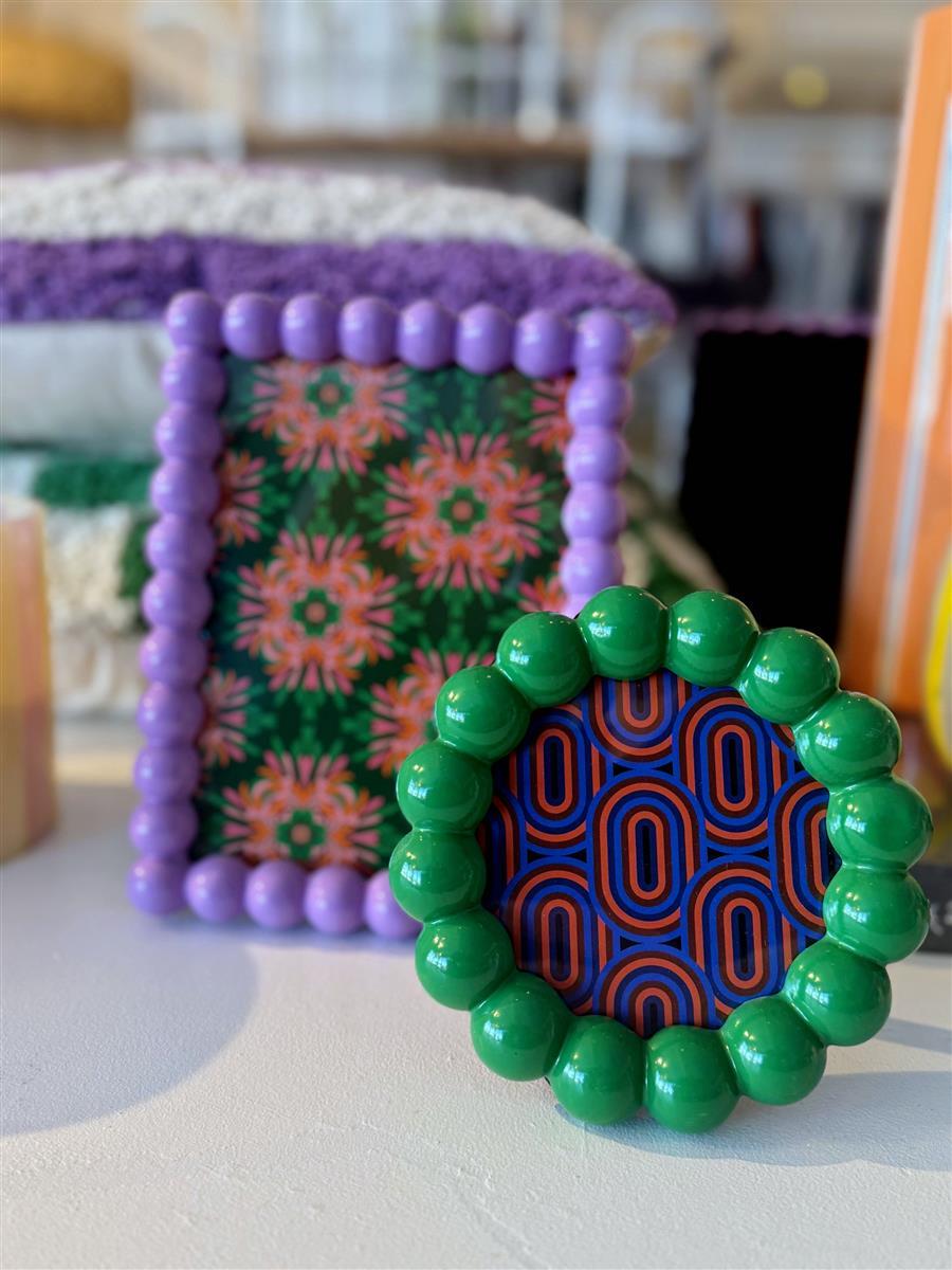 Kersten Fotorahmen BUBBLES grün | Ø10cm