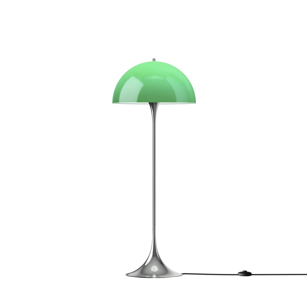 Louis Poulsen Stehleuchte PANTHELLA 500 FLOOR CHROM GREEN V3 | Ø50x129cm