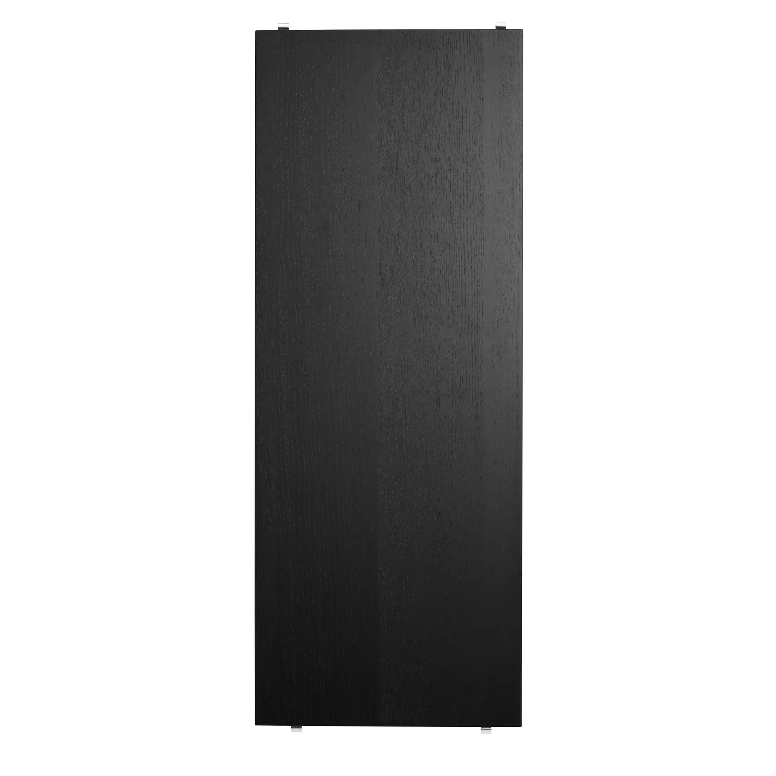 String Furniture Regalboden B78 x T30, Schwarz gebeizte Esche, 3er Pack