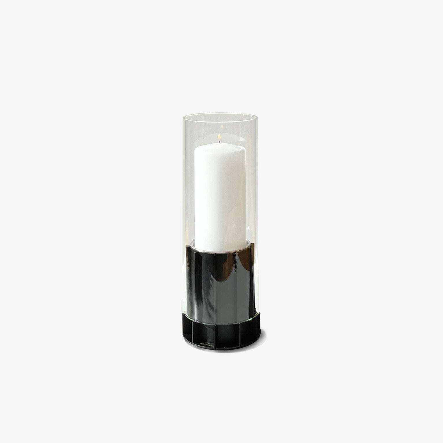 TOMMRE Ethanol Lampe SPIRA Messing schwarz | Ø10x30cm