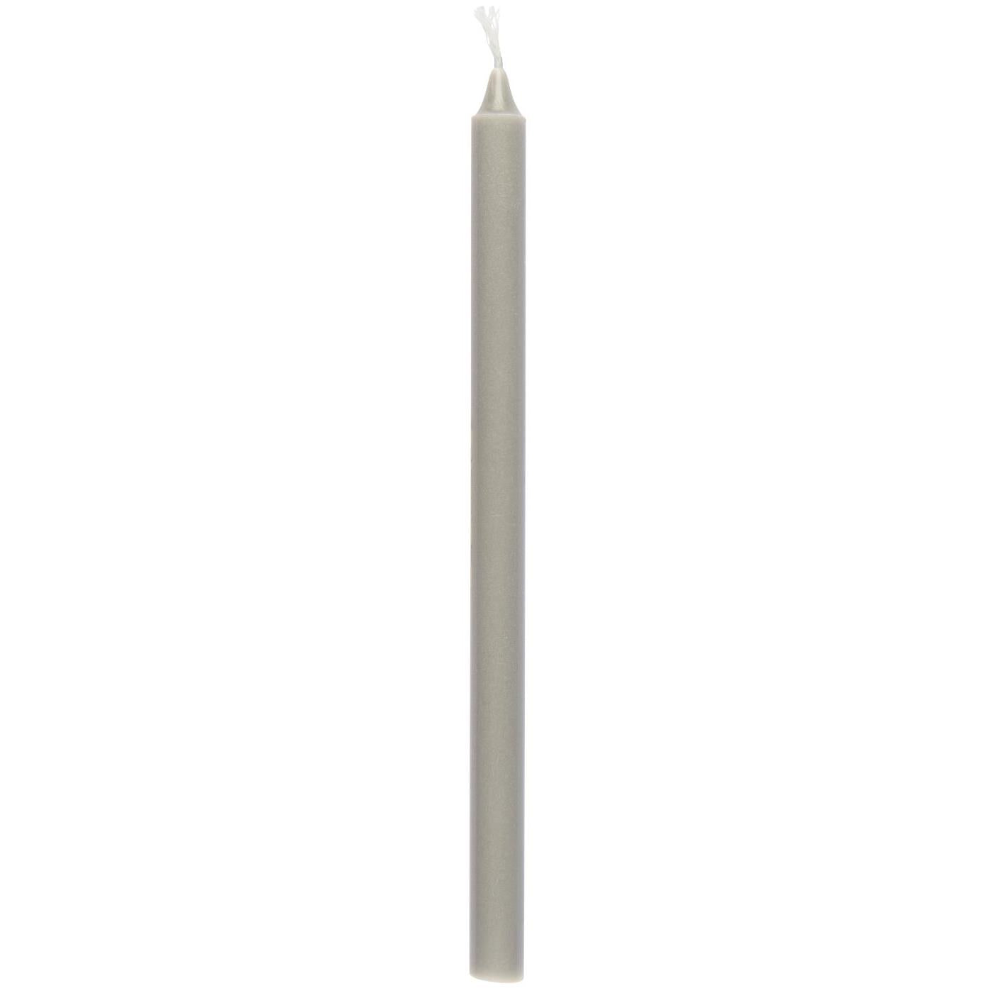 IB Laursen Kerze CELIA dünn hoch  french grey | Ø 1,3cm H20cm