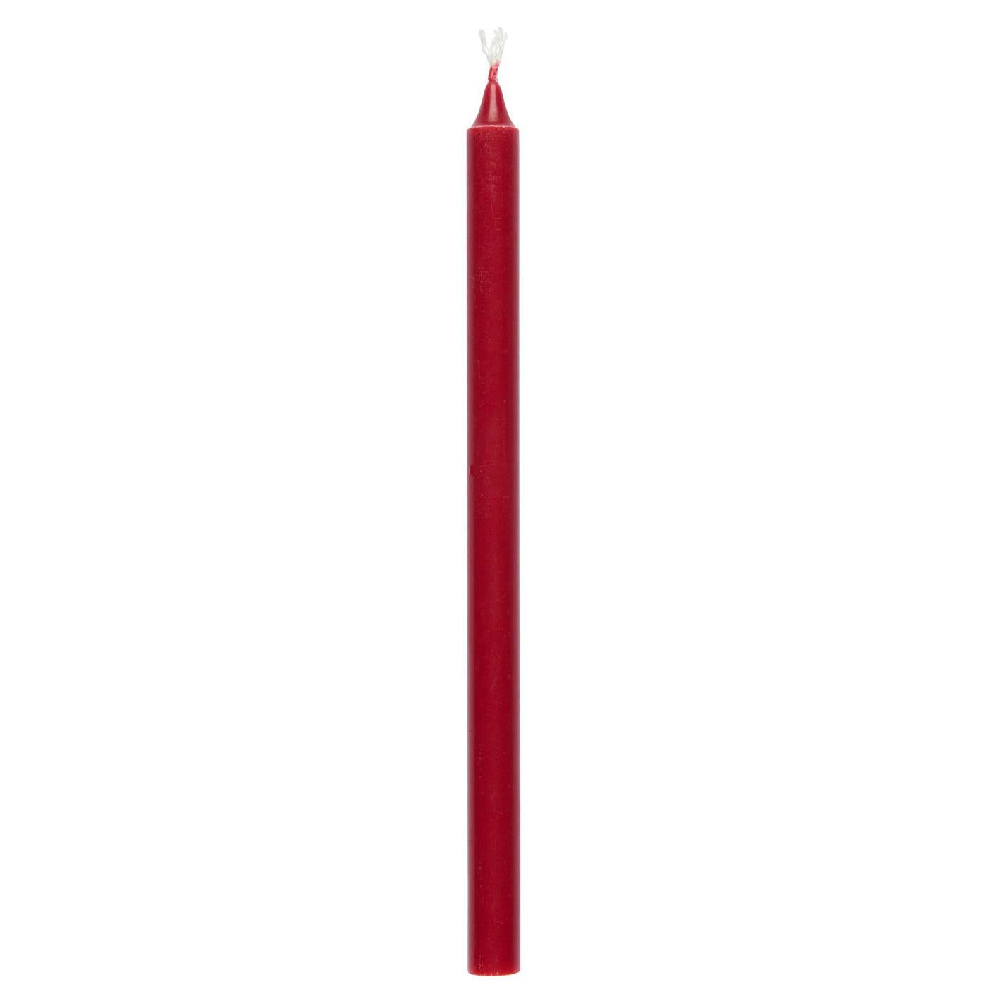 IB Laursen Kerze CELIA dünn hoch rot | Ø1,3cm H20cm
