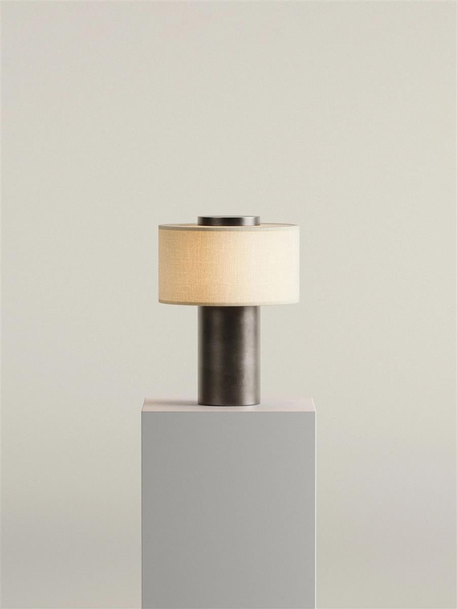 Blossholm Tischleuchte AURIE Aluminium bronze portable | Ø 18x25cm