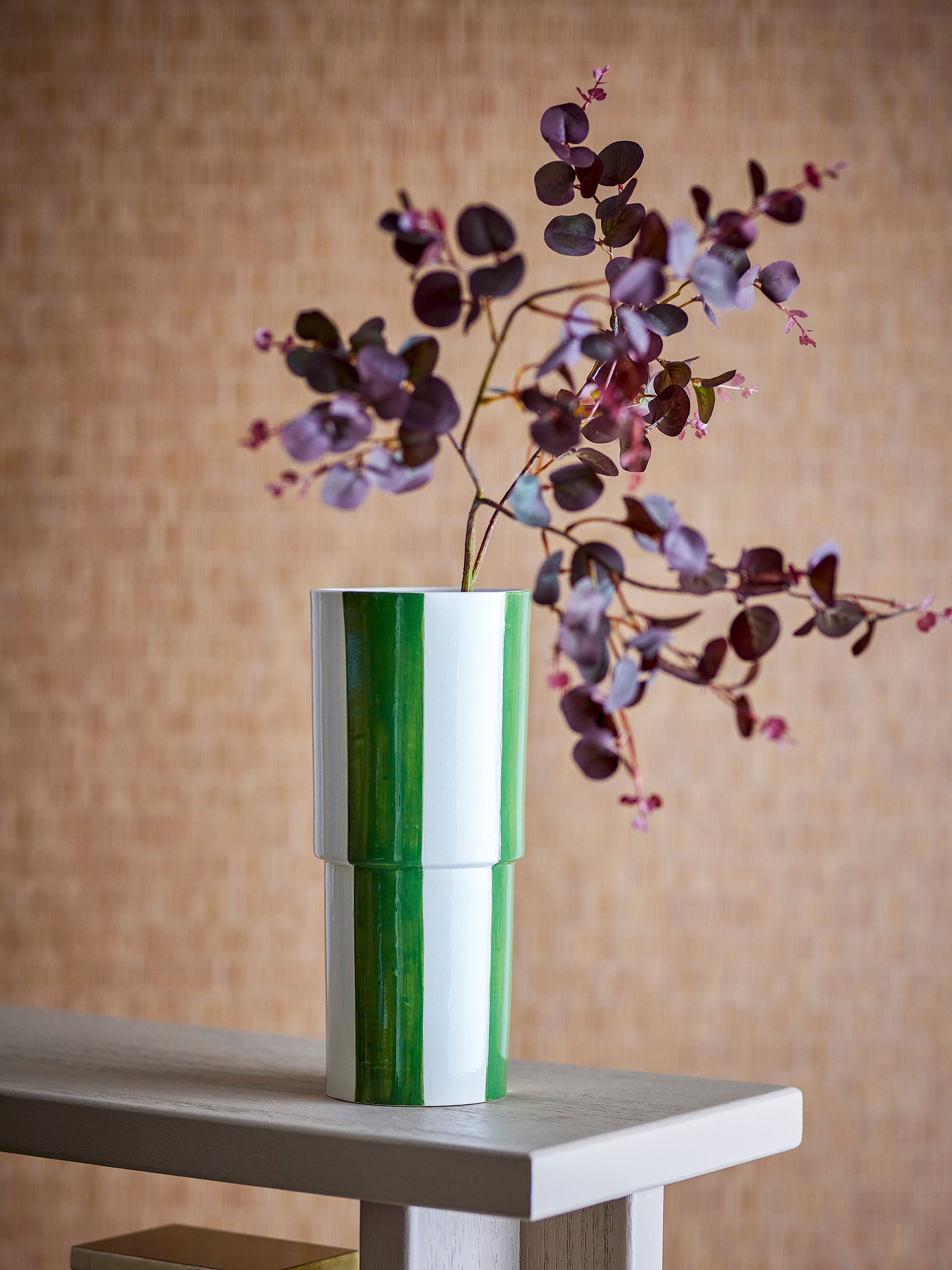 Bloomingville Vase FLOKI grün | Ø14x31cm