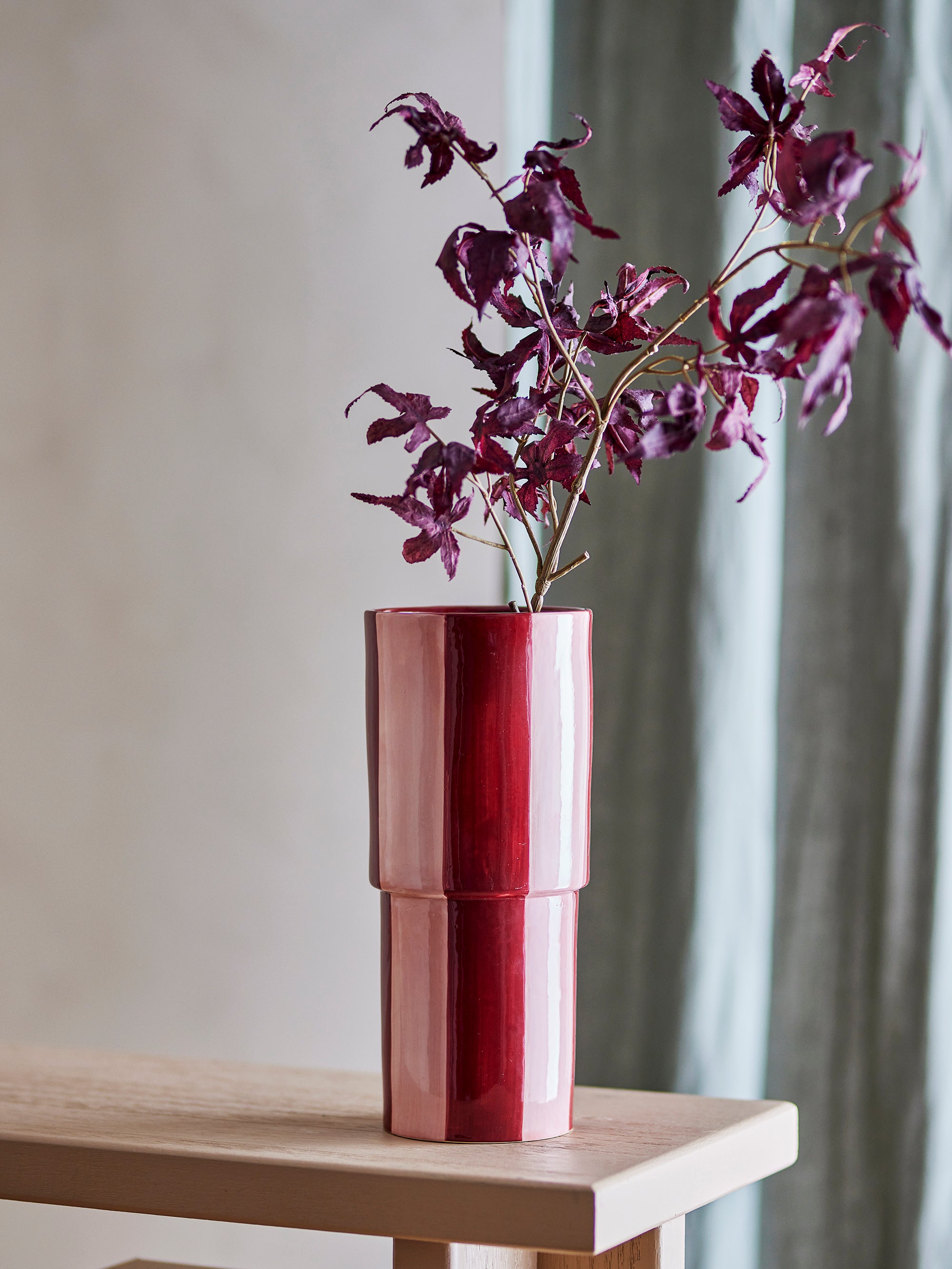 Bloomingville Vase FLOKI rose | Ø14x31cm