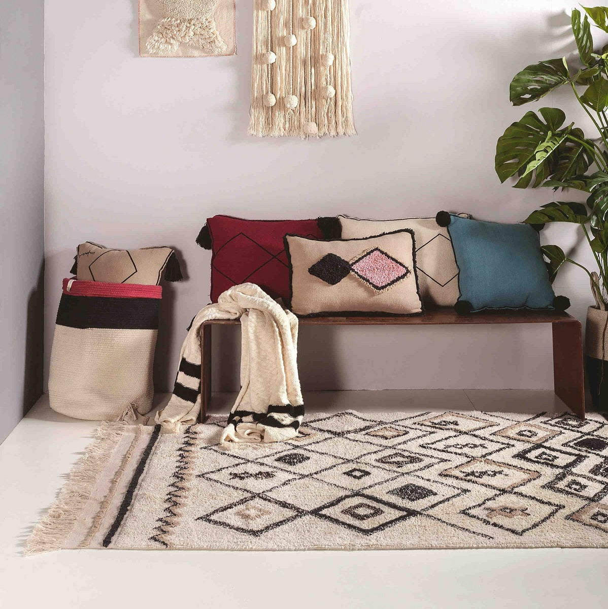 Lorena Canals waschbarer Teppich BERBER ETHNIC | 120x180cm