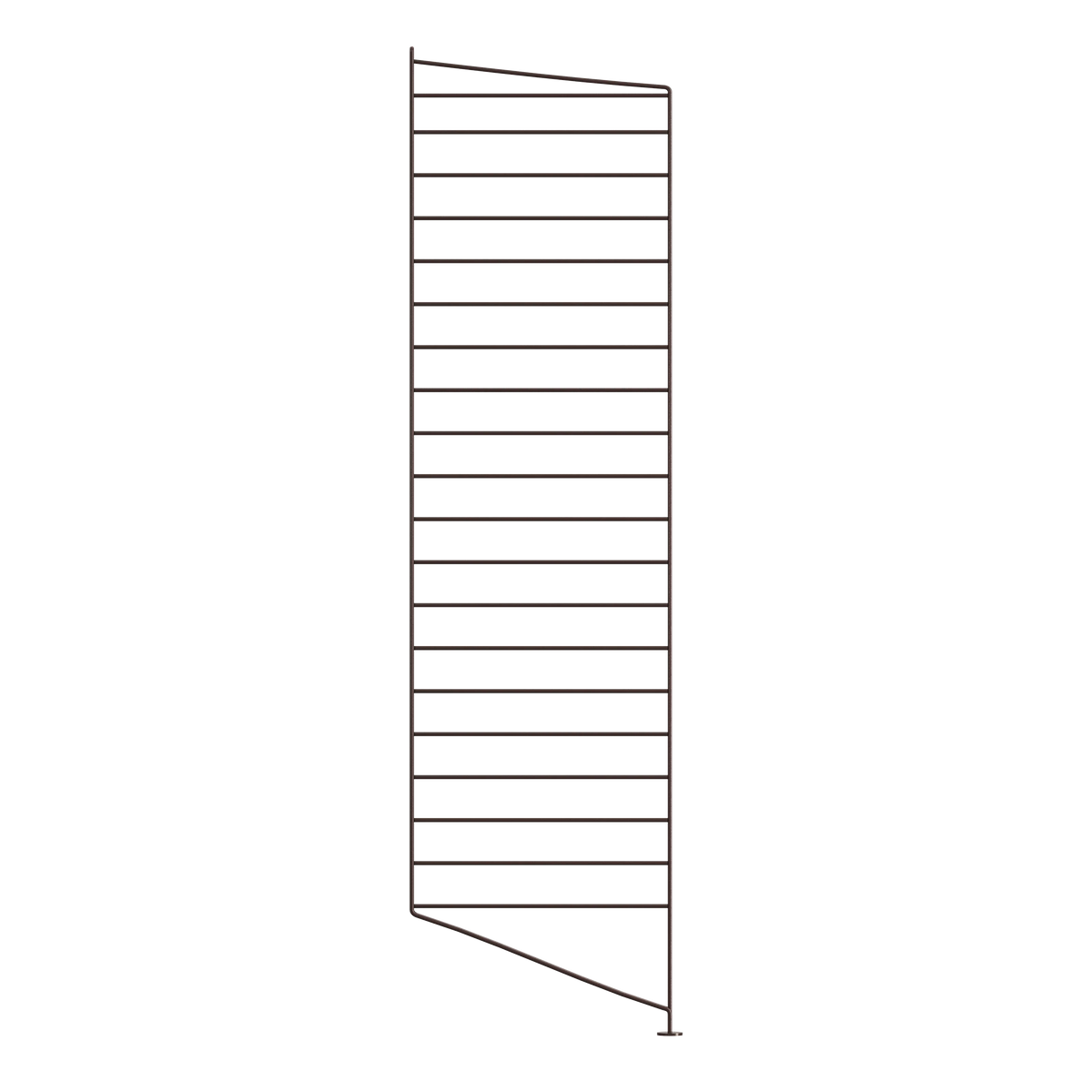 String Furniture Bodenleiter T30 x H115, Dunkelbraun, 2er Pack