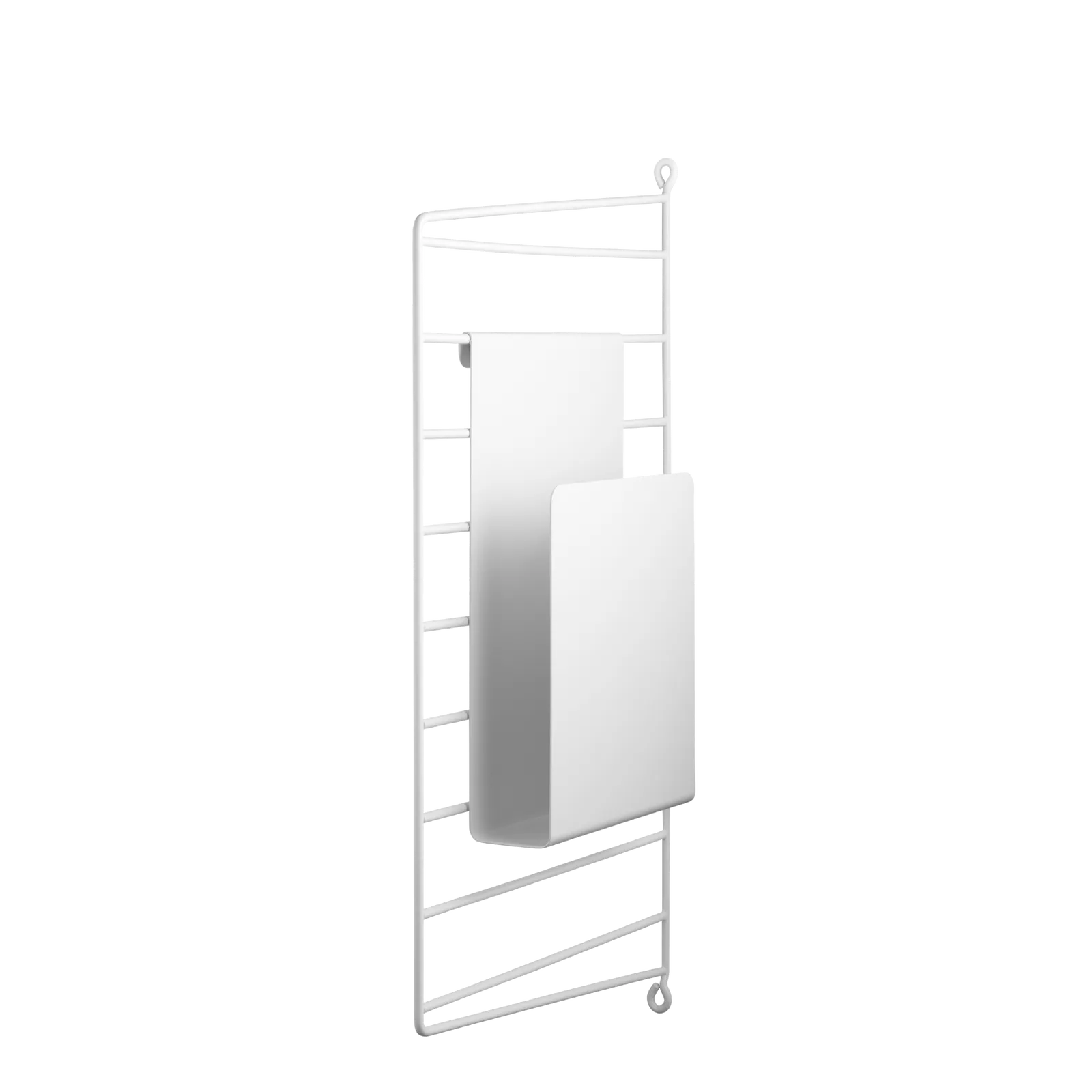 String Furniture Zeitschriftenhalter T17 x H27, Weiß