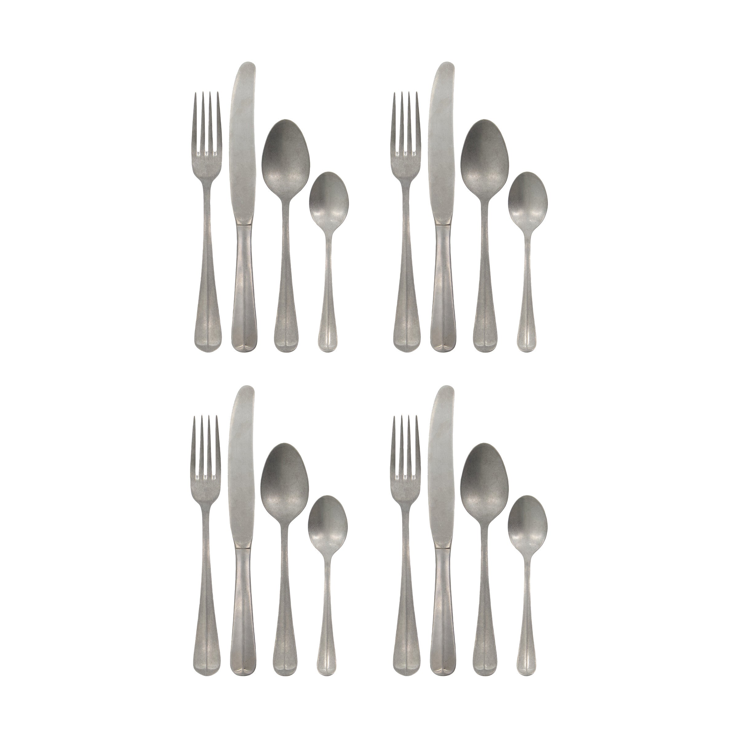 House Doctor Besteckset MORA silberfinish | 23,6x3,7cm