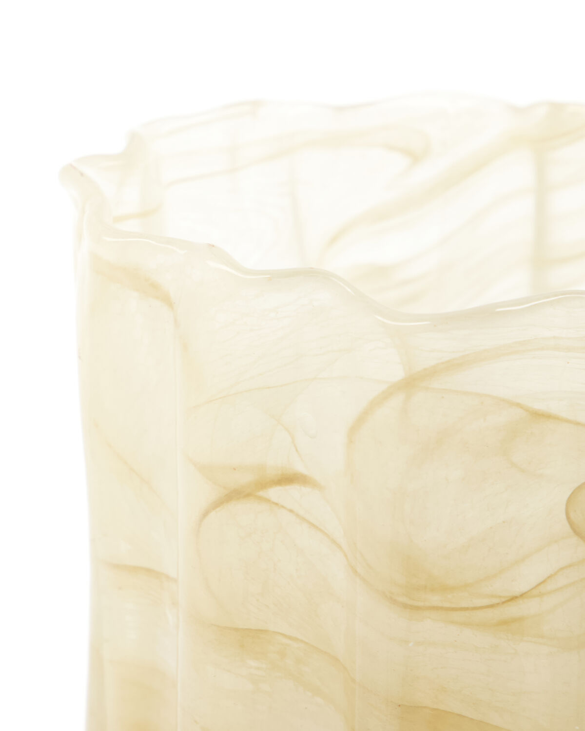 House Doctor Teelichthalter CURL beige | 10x11,5cm