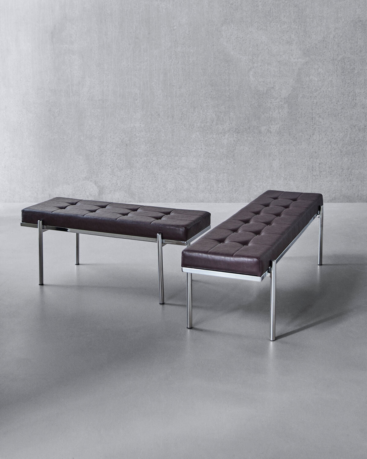 House Doctor Bank LAO Maulbeere Chromoptik | 110x40x45 cm
