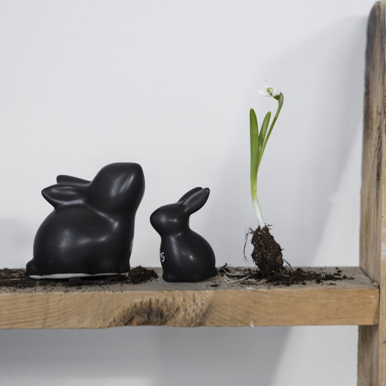 Storefactory Hase STINA L schwarz | 9x6x8 cm