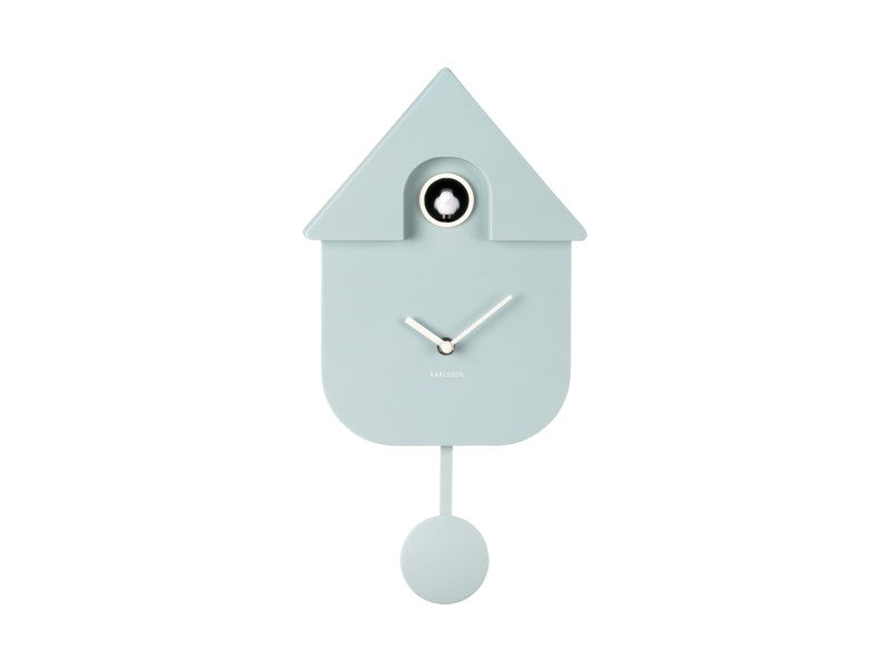 Karlsson Kuckucksuhr MODERN CUCKOO soft blue | 8,5x21,5x41 cm