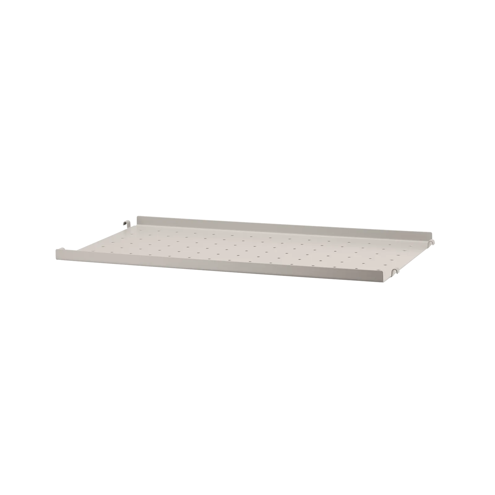 String Furniture Regalboden aus Metall niedrige Kante B58 x T30, Beige