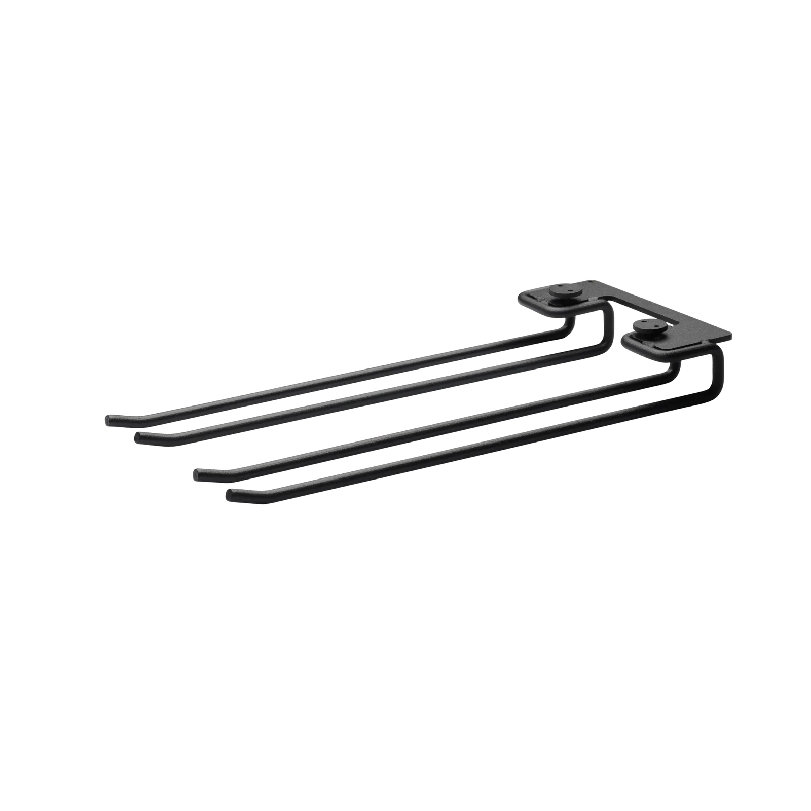 String Furniture Gläserschiene B13.5 x T30, Schwarz, 2er Pack