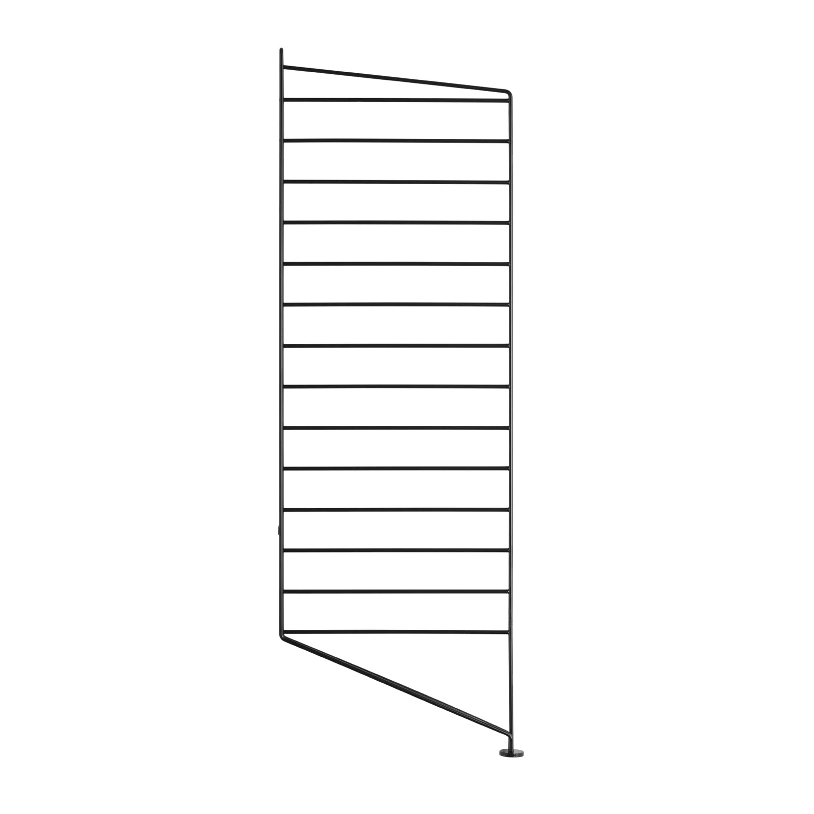 String Furniture Bodenleiter T30 x H85, Schwarz, 2er Pack