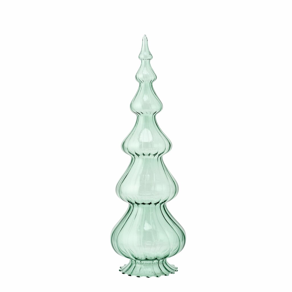Lene Bjerre Weihnachtsdekoration ASTA L grün Glas | Ø14x42,5 cm